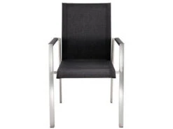 Dance Stapelsessel Edelstahl Softex Coal 12 Dance Stapelsessel Edelstahl Softex Coal -Gartenmöbel Verkäufe solpuri dance stapelsessel edelstahl softex coal frontansicht 627x627