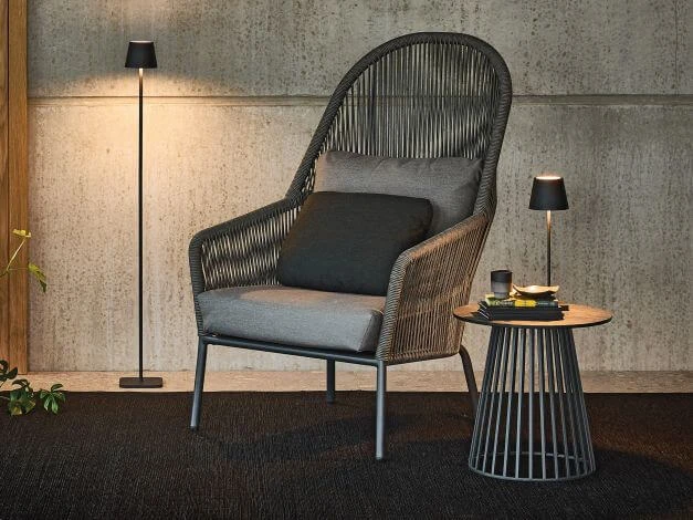 Grid Lounge- Und Beistelltisch Alu Anthracite HPL 4 Grid Lounge- Und Beistelltisch Alu Anthracite HPL – Bild 2