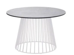 Grid Lounge- Und Beistelltisch Alu White HPL