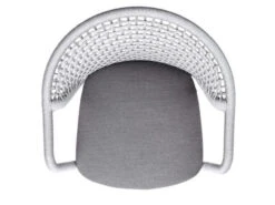 Jooy Stapelsessel String-Flex White Inkl. Sitz-Polster Anthracite -Gartenmöbel Verkäufe solpuri jooy stapelsessel alu white string flex white grey draufsicht 627x627