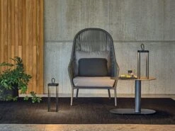 Loop Lounge Sessel Hochlehner Alu Anthracite String-Flex Anthracite -Gartenmöbel Verkäufe solpuri loop lounge sessel hochlehner anthracite imagebild ambiente 2 627x627