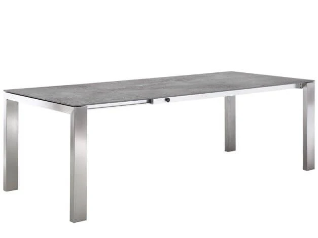 Mono Ausziehtisch Edelstahl Dekton 180/240x100cm 3 Mono Ausziehtisch Edelstahl Dekton 180/240x100cm
