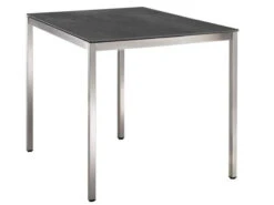 Slimm Dining Tisch Edelstahl Keramik