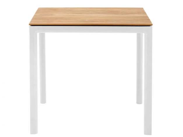 Soft Dining Tisch Alu White Teak 4 Soft Dining Tisch Alu White Teak – Bild 2