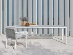 Soft Ausziehtisch Alu Dekton -Gartenmöbel Verkäufe solpuri soft gartentisch alu white ambientebild 2 627x627