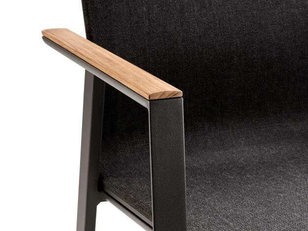 Soul Stapelsessel Hoch Anthracite Mit Teak-Armlehne 9 Soul Stapelsessel Hoch Anthracite Mit Teak-Armlehne – Bild 7