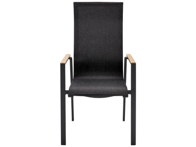 Soul Stapelsessel Hoch Anthracite Mit Teak-Armlehne 7 Soul Stapelsessel Hoch Anthracite Mit Teak-Armlehne – Bild 5