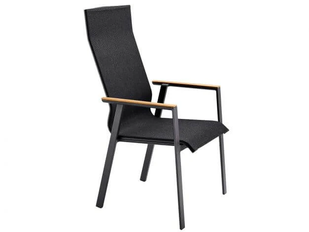 Soul Stapelsessel Hoch Anthracite Mit Teak-Armlehne 4 Soul Stapelsessel Hoch Anthracite Mit Teak-Armlehne – Bild 2