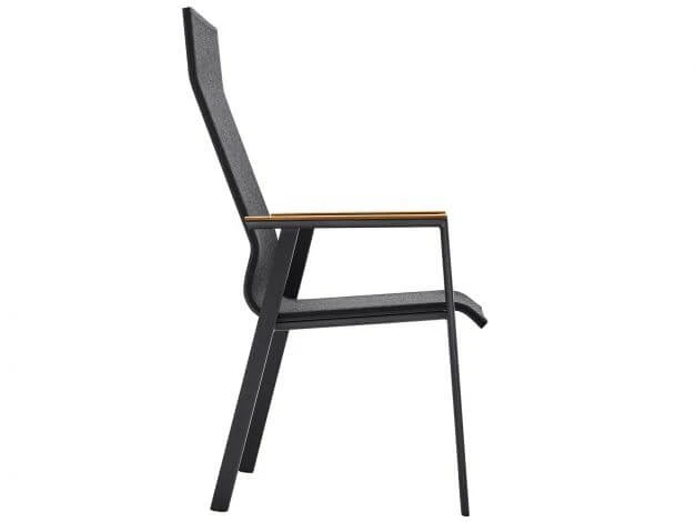 Soul Stapelsessel Hoch Anthracite Mit Teak-Armlehne 5 Soul Stapelsessel Hoch Anthracite Mit Teak-Armlehne – Bild 3