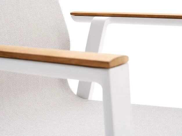 Soul Stapelsessel Hoch White Mit Teak-Armlehne 9 Soul Stapelsessel Hoch White Mit Teak-Armlehne – Bild 7