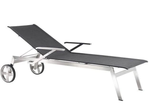 Studio Rollliege Edelstahl Softex Coal Mit Armlehnset 3 Studio Rollliege Edelstahl Softex Coal Mit Armlehnset