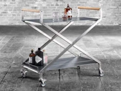 Servierwagen Trolley One Edelstahl Keramik -Gartenmöbel Verkäufe solpuri trolley one servierwagen bar edelstahl ambientebild 627x627