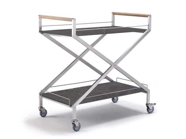Servierwagen Trolley One Edelstahl Dekton 3 Servierwagen Trolley One Edelstahl Dekton