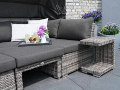 Loungeset Modulare Lounge Insel Daydream -Gartenmöbel Verkäufe sonneninsel polyrattan loungeinsel daydream detailbild 3 627x627