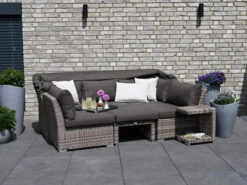 Loungeset Modulare Lounge Insel Daydream -Gartenmöbel Verkäufe sonneninsel polyrattan loungeinsel lounge daydream ambientebild 2 627x627