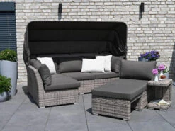 Loungeset Modulare Lounge Insel Daydream -Gartenmöbel Verkäufe sonneninsel polyrattan loungeinsel lounge daydream ambientebild 5 627x627
