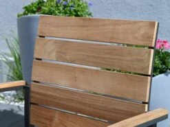 Stapelsessel Valis Teakholz Edelstahl Anthrazit -Gartenmöbel Verkäufe stapelsessel teakholz valis anthrazit detailbild 3 627x627