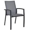 Alu Stapelsessel Timmendorf Anthrazit|silbergrau -Gartenmöbel Verkäufe stapelstuhl alu anthrazit timmendorf 627x627
