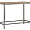 Gartentisch Edelstahl Stehtisch Barolo Teakholz 138x80cm