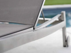 Allround Rollenliege Edelstahl-Textilen Taupe -Gartenmöbel Verkäufe stern allround edelstahl rollenliege textilen taupe detailbild 3 627x627