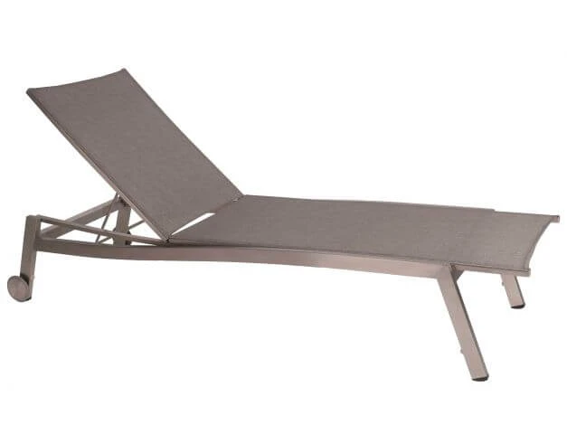 Allround Rollenliege Edelstahl Textilenbezug Leinen Grau 3 Allround Rollenliege Edelstahl Textilenbezug Leinen Grau