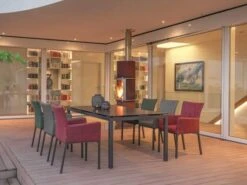 Artus Sessel Serie Alu Anthrazit Outdoorstoff -Gartenmöbel Verkäufe stern artus sessel outdoorstoff ambientebild dunkelgruen rot dunkelgrau 627x627