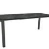 Ausziehtisch 160/210x90cm Alu Anthrazit Silverstar Slate
