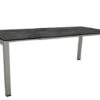 Ausziehtisch 160/210x90cm Alu Graphit Silverstar Slate