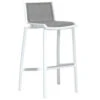 Barstuhl Allround Weiß|silber -Gartenmöbel Verkäufe stern barstuhl allround alu weiss silber 627x627