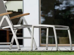 Hocker Cardiff Edelstahl-Textilen Taupe -Gartenmöbel Verkäufe stern cardiff hocker taupe ambientebild 627x627