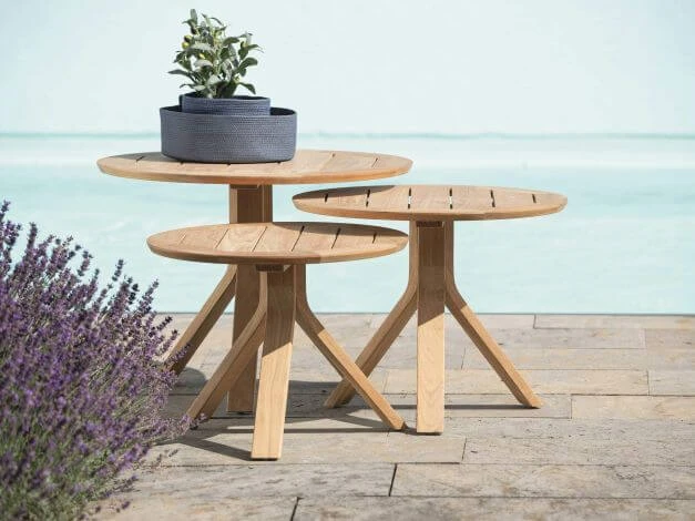 Freddie Beistelltisch Teakholz 5 Freddie Beistelltisch Teakholz – Bild 3