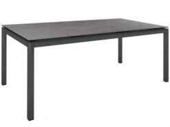 Gartentisch 200x100cm Alu Anthrazit Silverstar 2.0 Smoky