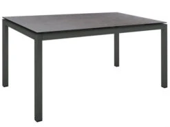 Gartentisch 160x90cm Alu Anthrazit Silverstar 2.0 Smoky
