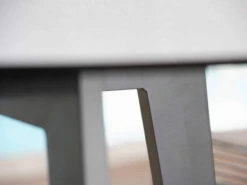 Gartentisch Ø110cm HPL Aluminium Anthrazit -Gartenmöbel Verkäufe stern gartentisch rund 110cm alu anthrazit gestell 627x627