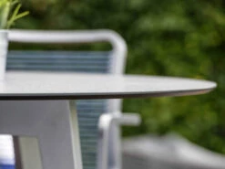 Gartentisch Ø110cm HPL Aluminium Anthrazit -Gartenmöbel Verkäufe stern gartentisch rund 110cm detailbild 1 627x627 1