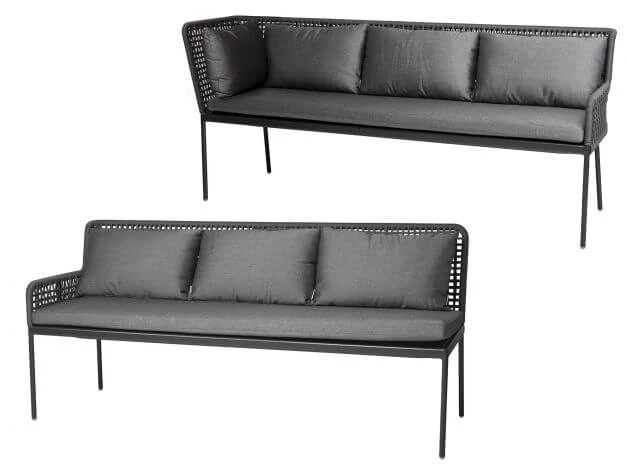 Loungeset Greta Dining Ecke Rechts Alu Anthrazit Synthetikfaser Platin 3 Loungeset Greta Dining Ecke Rechts Alu Anthrazit Synthetikfaser Platin