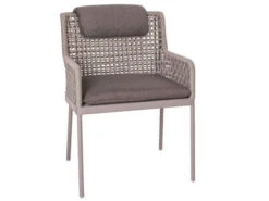 Greta Diningsessel Alu Synthetikfaser Champagner|ecru