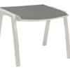 Hocker Kari Alu Weiß Textilenbezug Silber -Gartenmöbel Verkäufe stern hocker kari aluminium textilen weiss silber 627x627