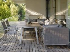 Tischsystem Interno Vierkantrohr Edelstahl Silverstar 2.0 11 Tischsystem Interno Vierkantrohr Edelstahl Silverstar 2.0 -Gartenmöbel Verkäufe stern interno gartentisch vierkantrohr edelstahl ambientebild 2 627x627