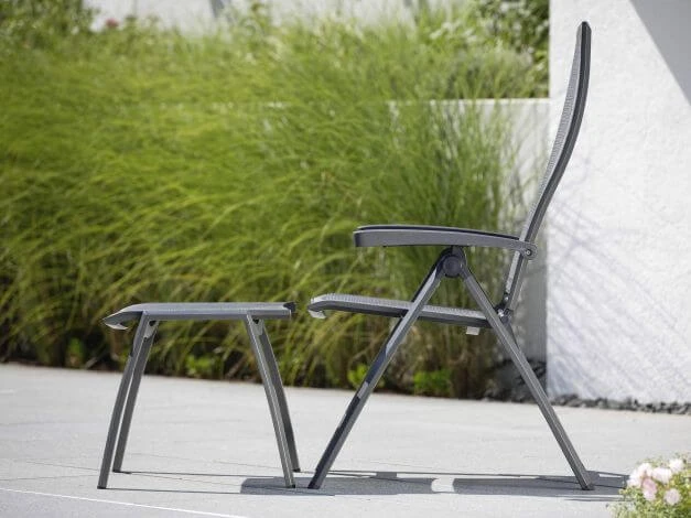 Klappsessel Kari Alu Anthrazit Textilenbezug Karbon 4 Klappsessel Kari Alu Anthrazit Textilenbezug Karbon – Bild 2