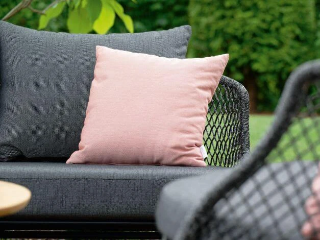 Odea 2-Sitzer Lounge Sofa Schwarz Matt Kordel Pepper 5 Odea 2-Sitzer Lounge Sofa Schwarz Matt Kordel Pepper – Bild 3