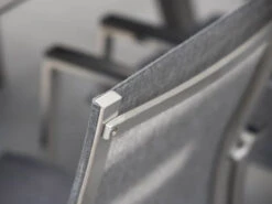 Stapelsessel Mika Edelstahl Textilenbezug Leinen Grau -Gartenmöbel Verkäufe stern mika ambientebild 3 627x627