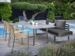 New Holly Dining Lounge Edelstahl Mit Auflage Schiefergrau 10 New Holly Dining Lounge Edelstahl Mit Auflage Schiefergrau -Gartenmöbel Verkäufe stern new holly dining lounge edelstahl schiefergrau 416729 ambientebild 2 627x627