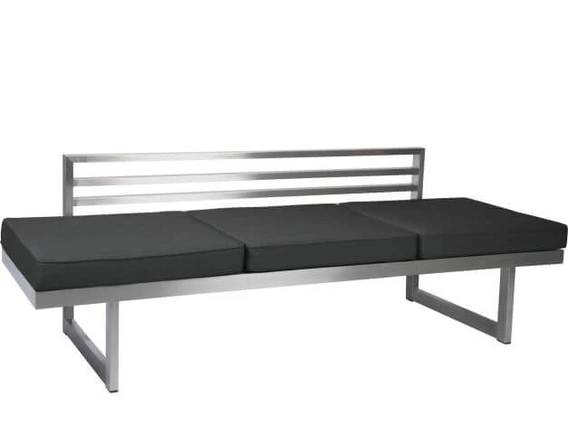 New Holly Dining Lounge Edelstahl Mit Auflage Schiefergrau 3 New Holly Dining Lounge Edelstahl Mit Auflage Schiefergrau