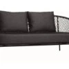 Odea 2-Sitzer Lounge Sofa Schwarz Matt Kordel Pepper -Gartenmöbel Verkäufe stern odea 2 sitzer lounge sofa kordel pepper 415492 627x627