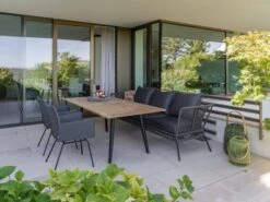 Odea Funktionale Bank Liege Schwarz Matt Kordel Pepper -Gartenmöbel Verkäufe stern odea lounge bank liege schwarz matt kordel pepper 415500 ambientebild 1 627x627
