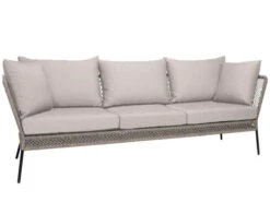 Odea Funktionale Bank Liege Schwarz Matt Kordel Salt