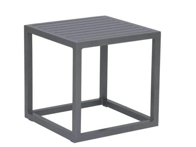 Beistelltisch Robin 40x40x40cm Aluminium Graphit 3 Beistelltisch Robin 40x40x40cm Aluminium Graphit