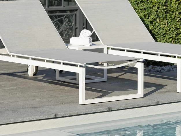 Beistelltisch Robin 40x40x40cm Aluminium Weiß 5 Beistelltisch Robin 40x40x40cm Aluminium Weiß – Bild 3