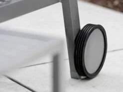 Robin Rollenliege Alu Anthrazit Mit Textilenbezug Silber -Gartenmöbel Verkäufe stern robin rollenliege alu textilen detailbild rollen 627x627 2